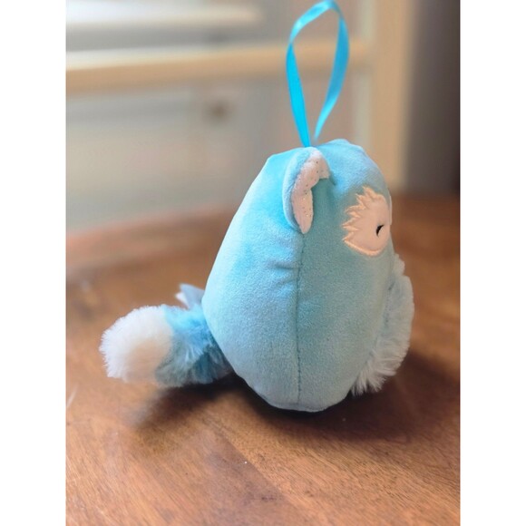 Squishmallows DABNEY THE AQUA BLUE FOX Fuzzy Belly 4" Kellytoy Plush - Picture 2 of 5